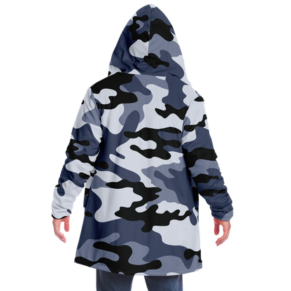 Camo Cloak | Light Blue Camouflage | Microfleece