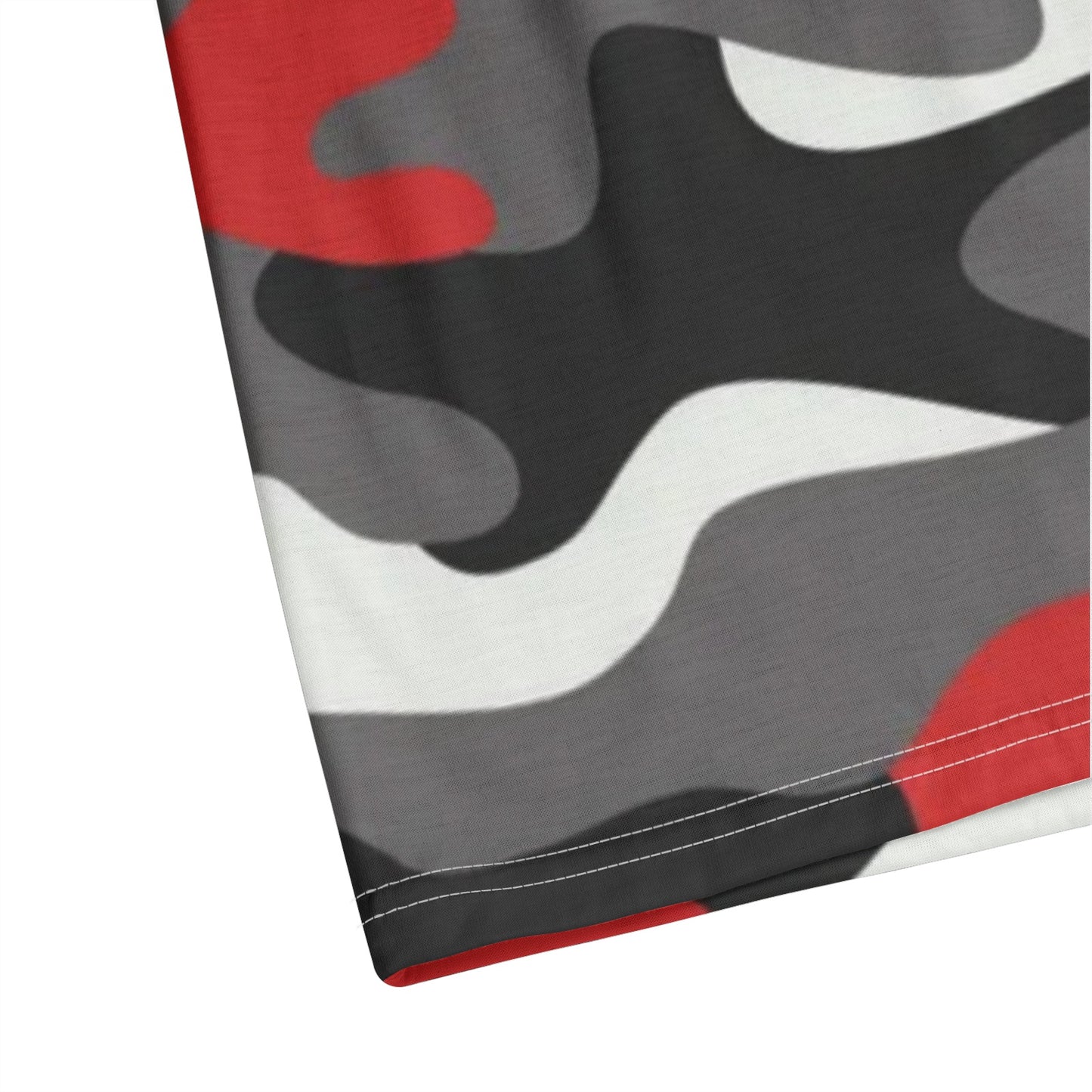 Camo Golf Shirt | Red, Black, and White Camouflage