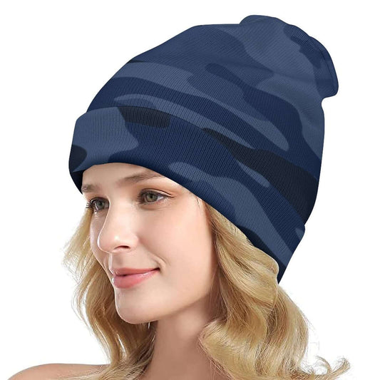 Camo Beanie | Deep Blue Camouflage