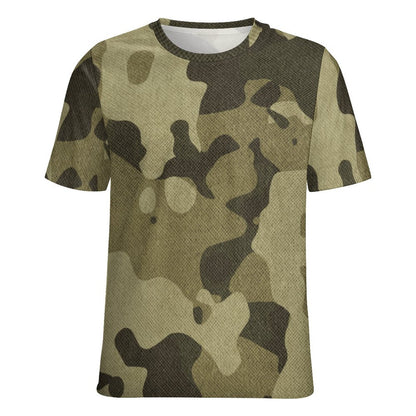 Camo Shirt | Green Fabric Camouflage T