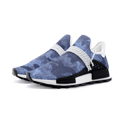 Lightweight Camo Sneakers | Denim Blue Camouflage