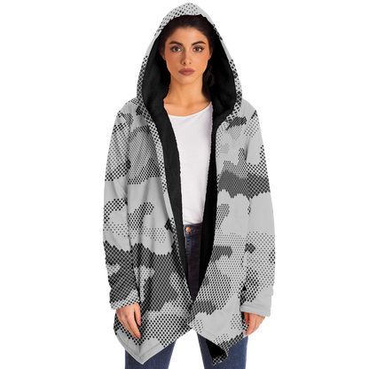 Camo Cloak | Gray Digital Camouflage | Microfleece