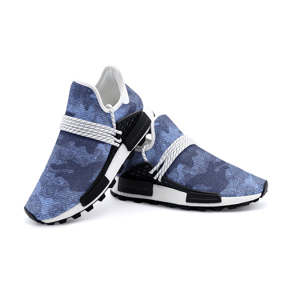 Lightweight Camo Sneakers | Denim Blue Camouflage