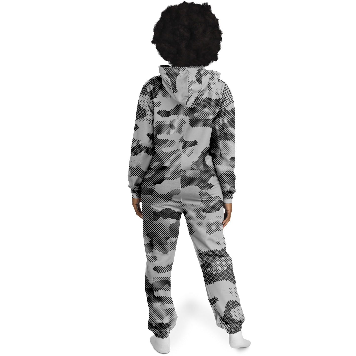 Camo Onesie | Digital Gray Camouflage