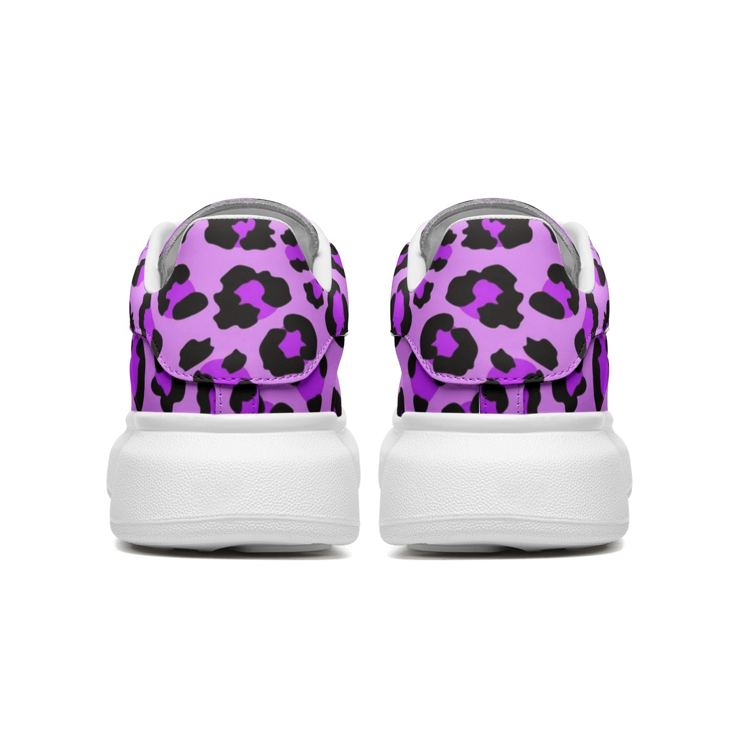 Leopard Sneakers | Oversized McQueens | Purple, Blue & Black