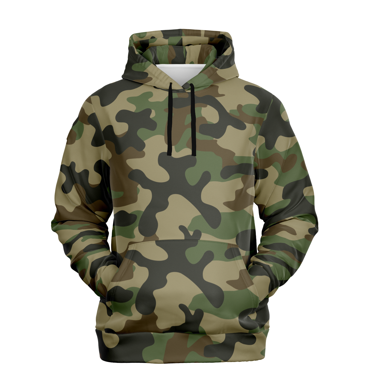 Camo Hoodie | Military Brown Camouflage