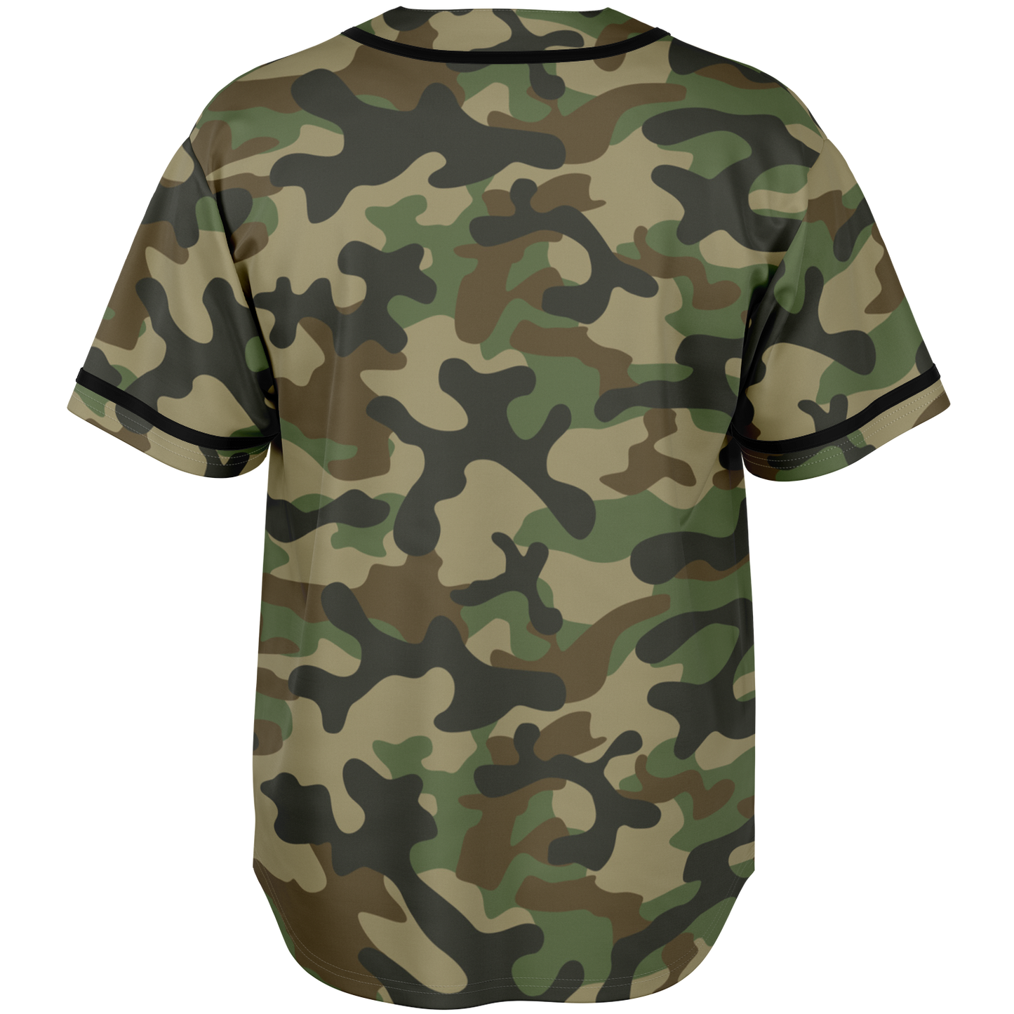 Camo Baseball Jersey | Military Brown Camouflage