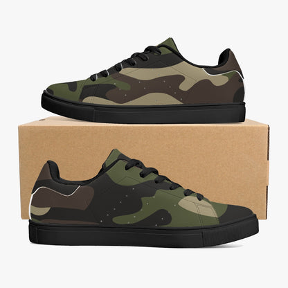 Camo Sneakers | Classic Low-Top Leather | Classic Green