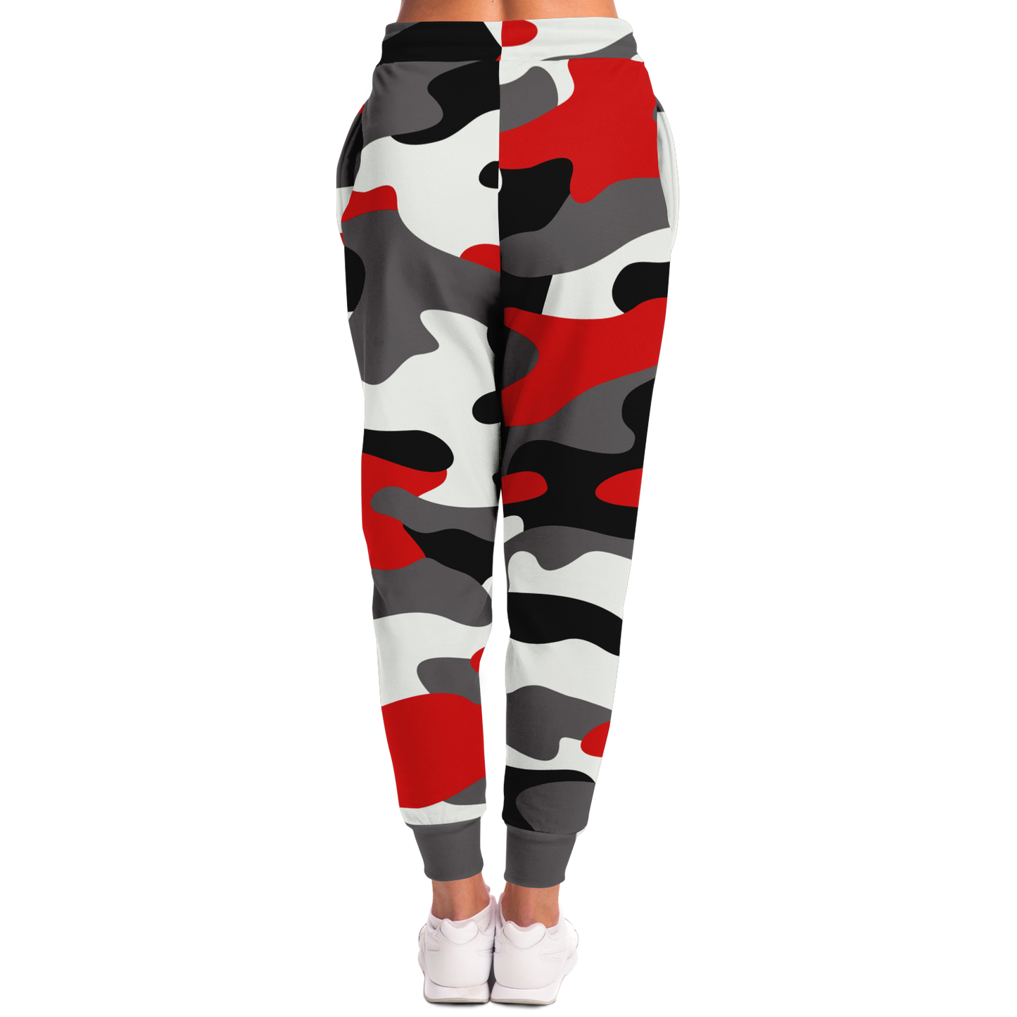 Camo Sweatpants | Unisex | Red, Black & White