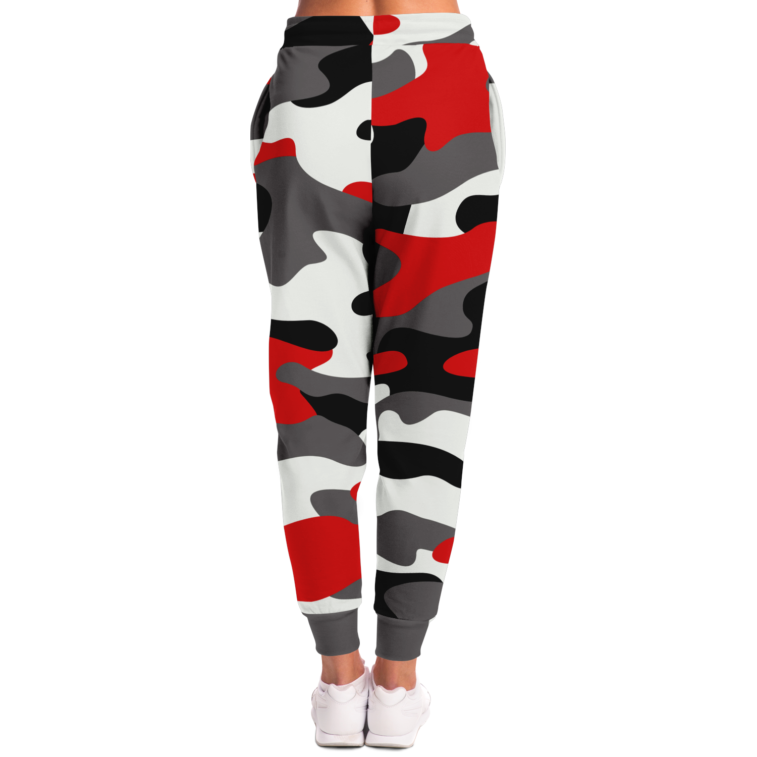 Camo Sweatpants | Unisex | Red, Black & White