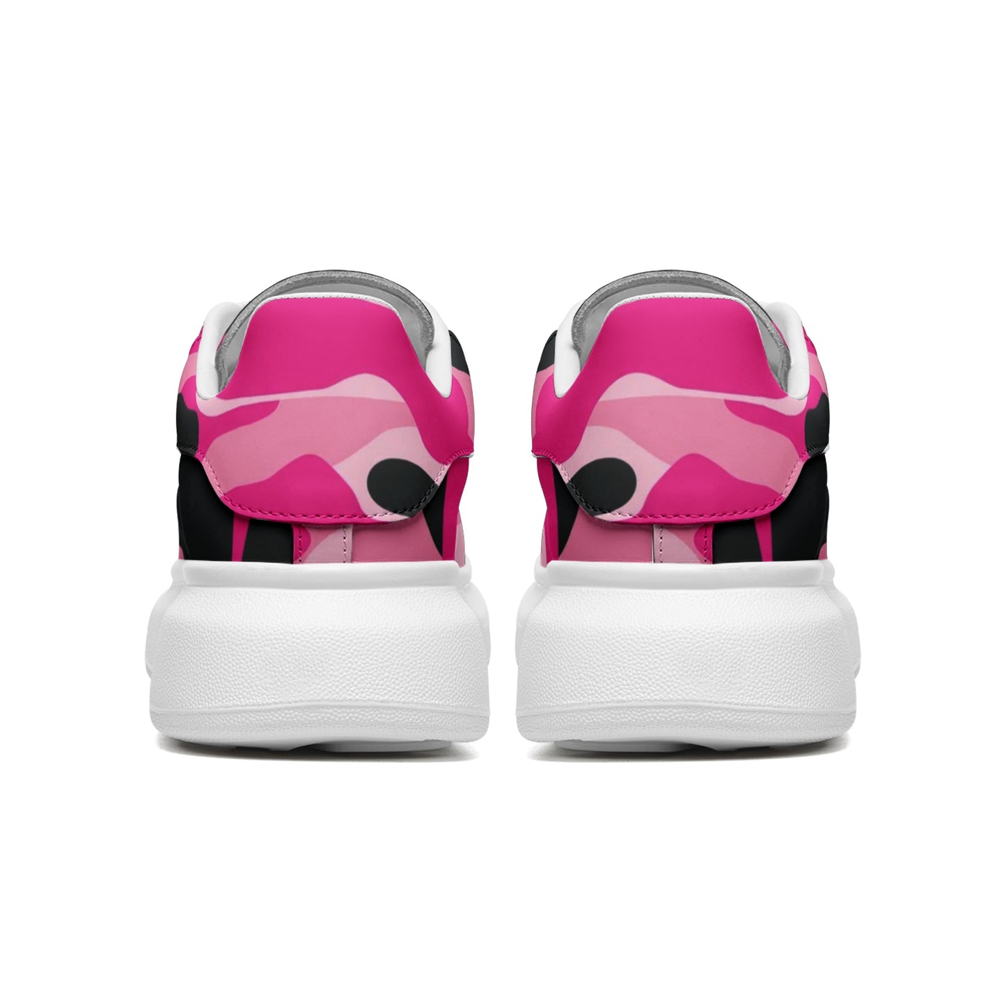 Oversized McQueen Sneakers | Pink, Black, & Cerise Camo