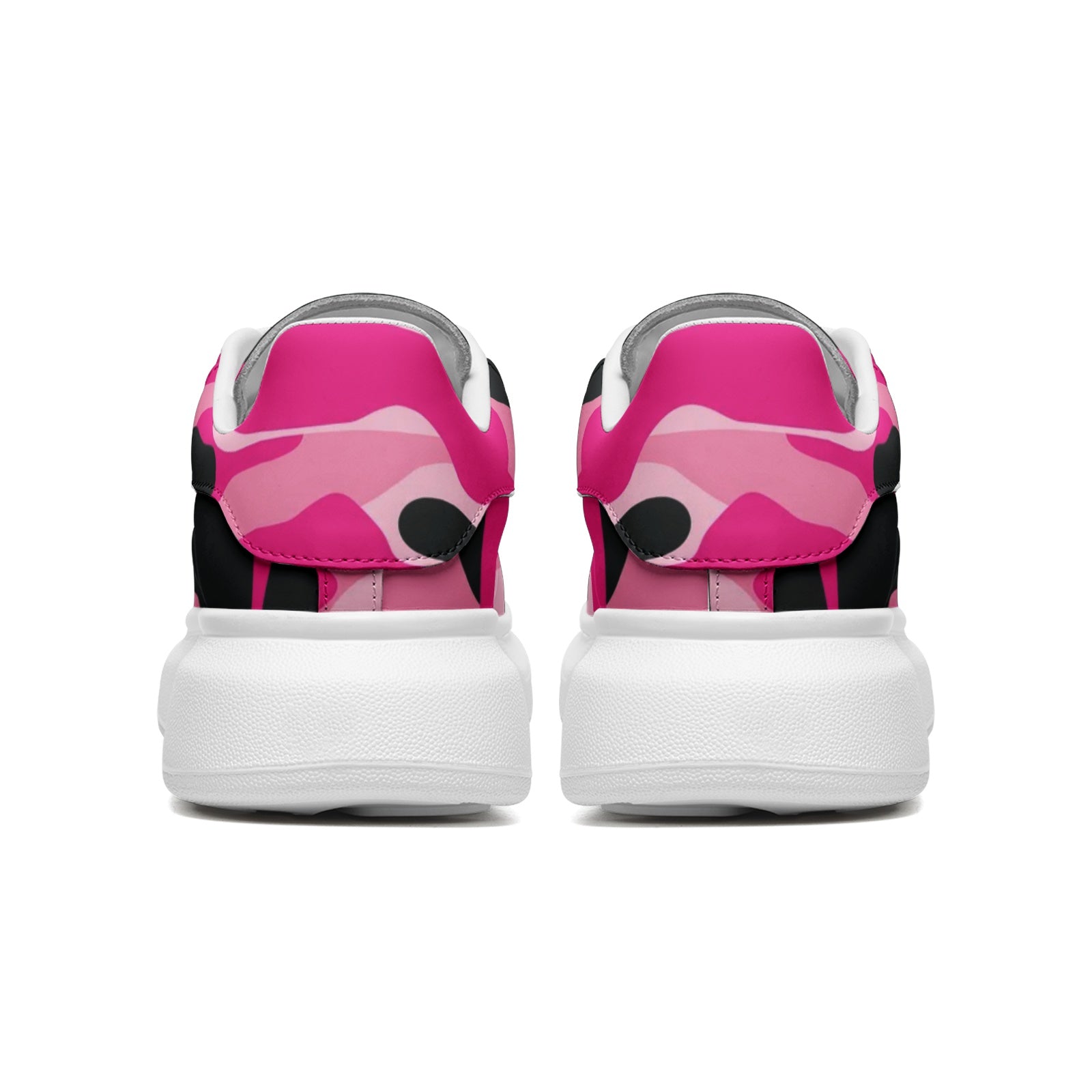 Oversized McQueen Sneakers | Pink, Black, & Cerise Camo