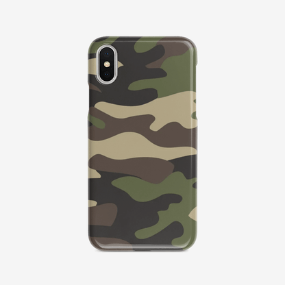 Camo Phone Case | iPhone | Classic Green Camouflage