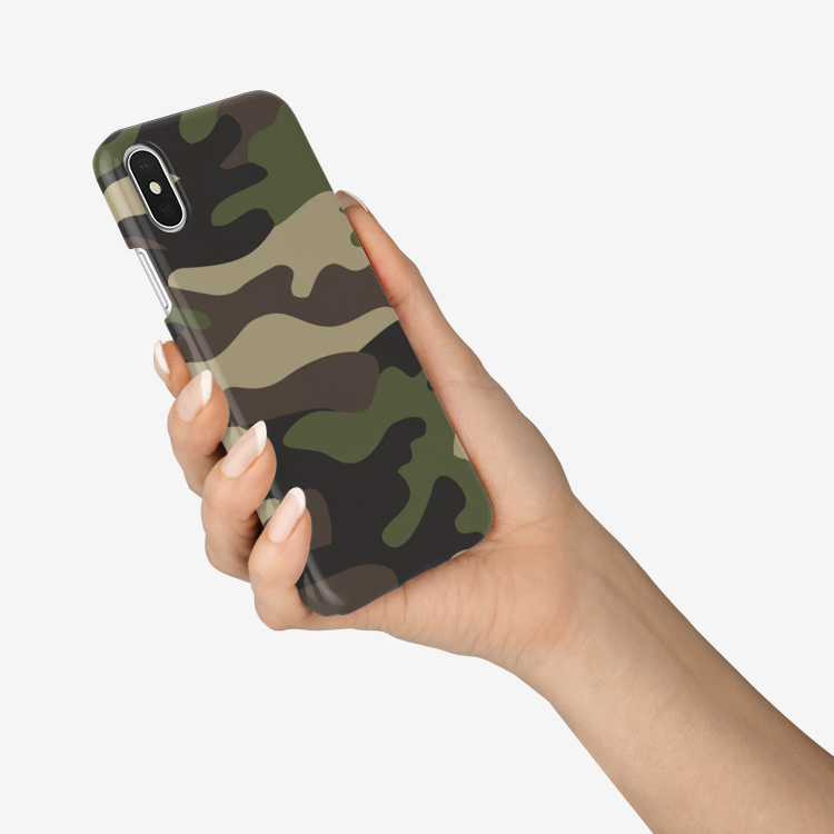 Camo Phone Case | iPhone | Classic Green Camouflage