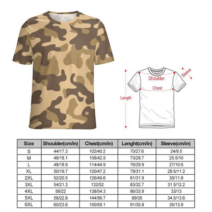 Camo Shirt | Khaki Camouflage T