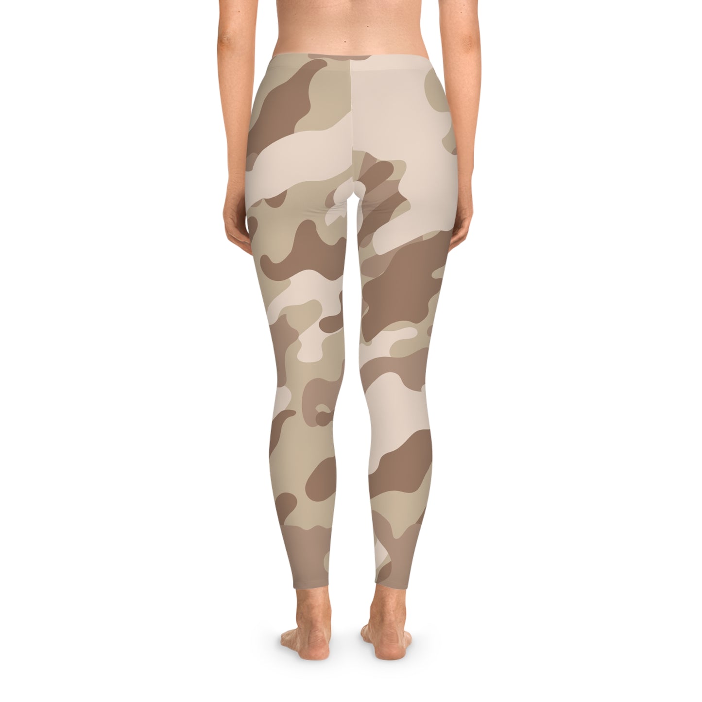 Brown Camo Leggings For Women | Desert Camouflage