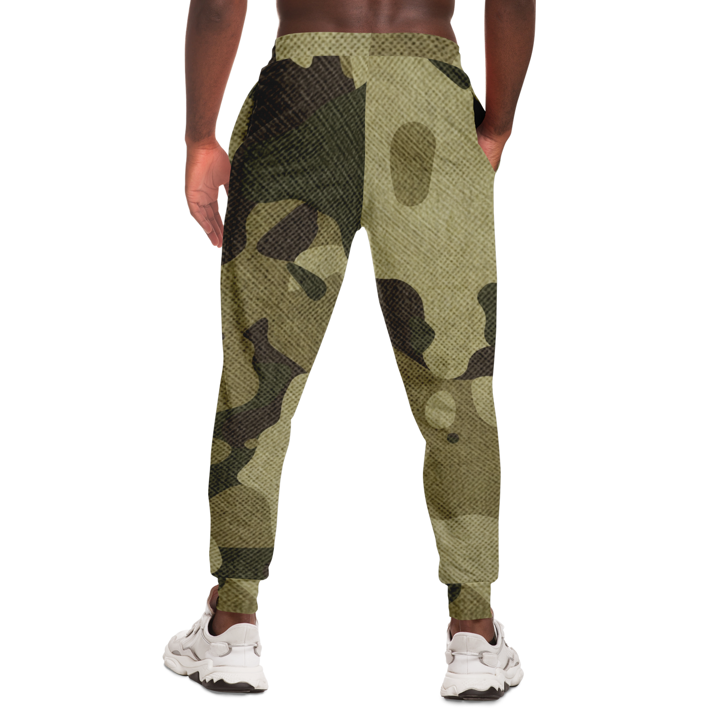 Camo Joggers | Unisex | Green Fabric Camouflage