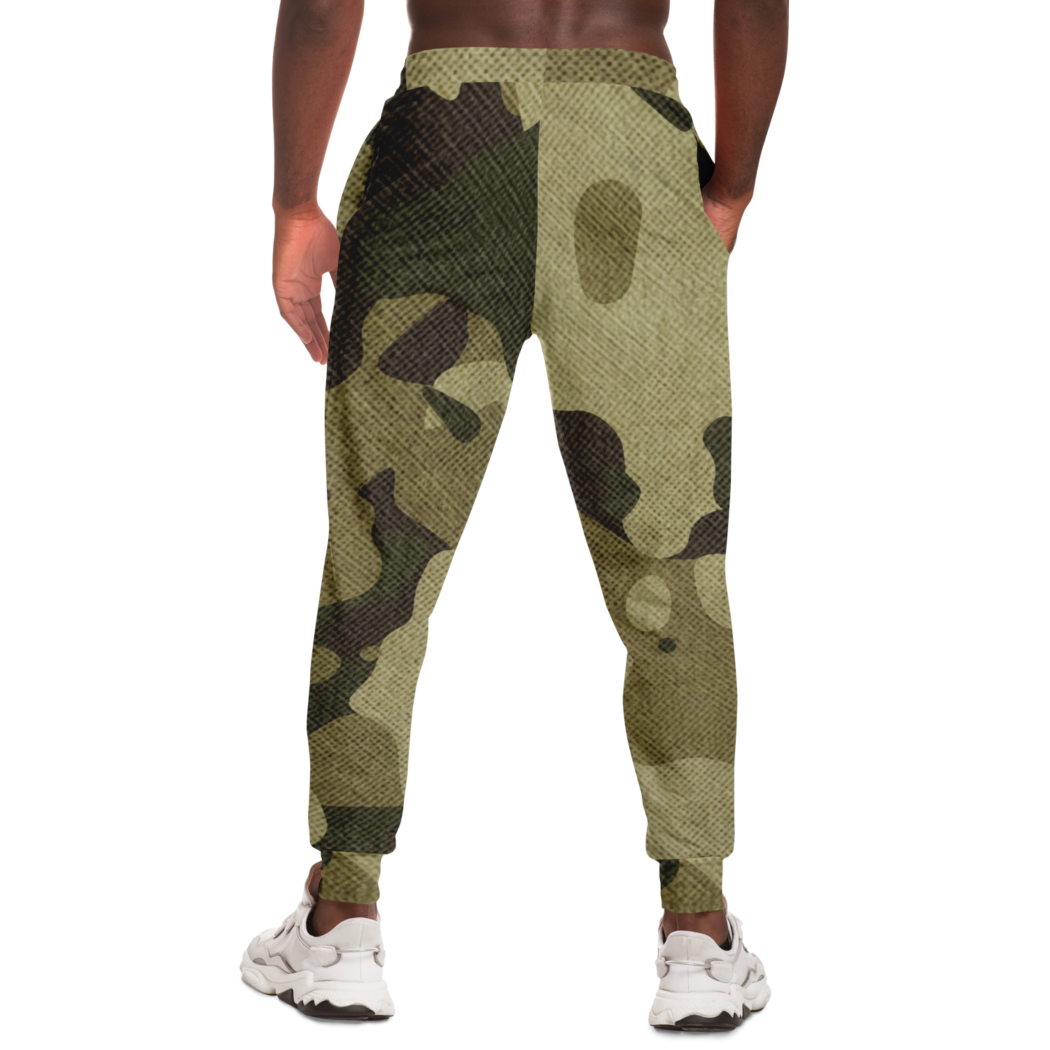 Camo Joggers | Unisex | Green Fabric Camouflage