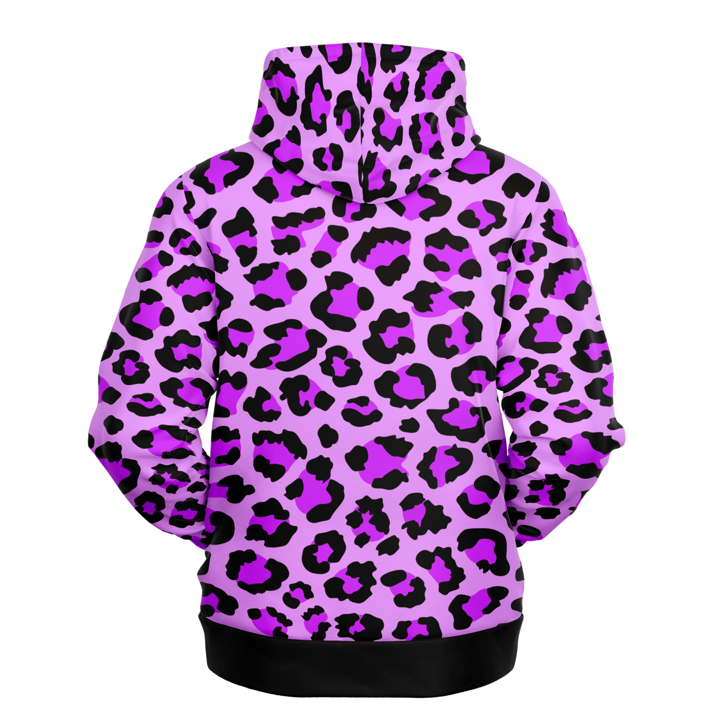 Leopard Hoodie | Purple, Blue and Black