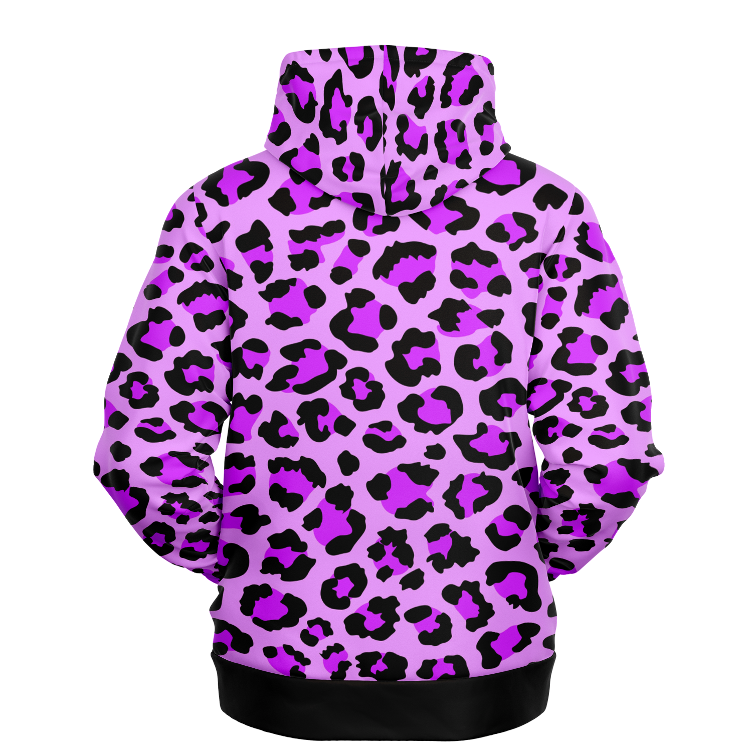 Leopard Hoodie | Purple, Blue and Black