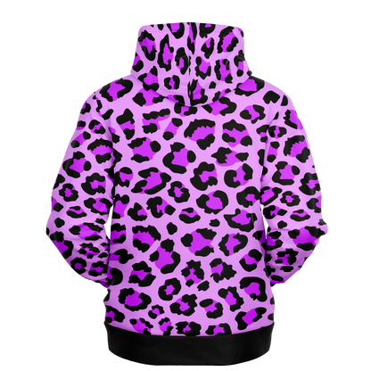 Leopard Hoodie | Purple, Blue and Black