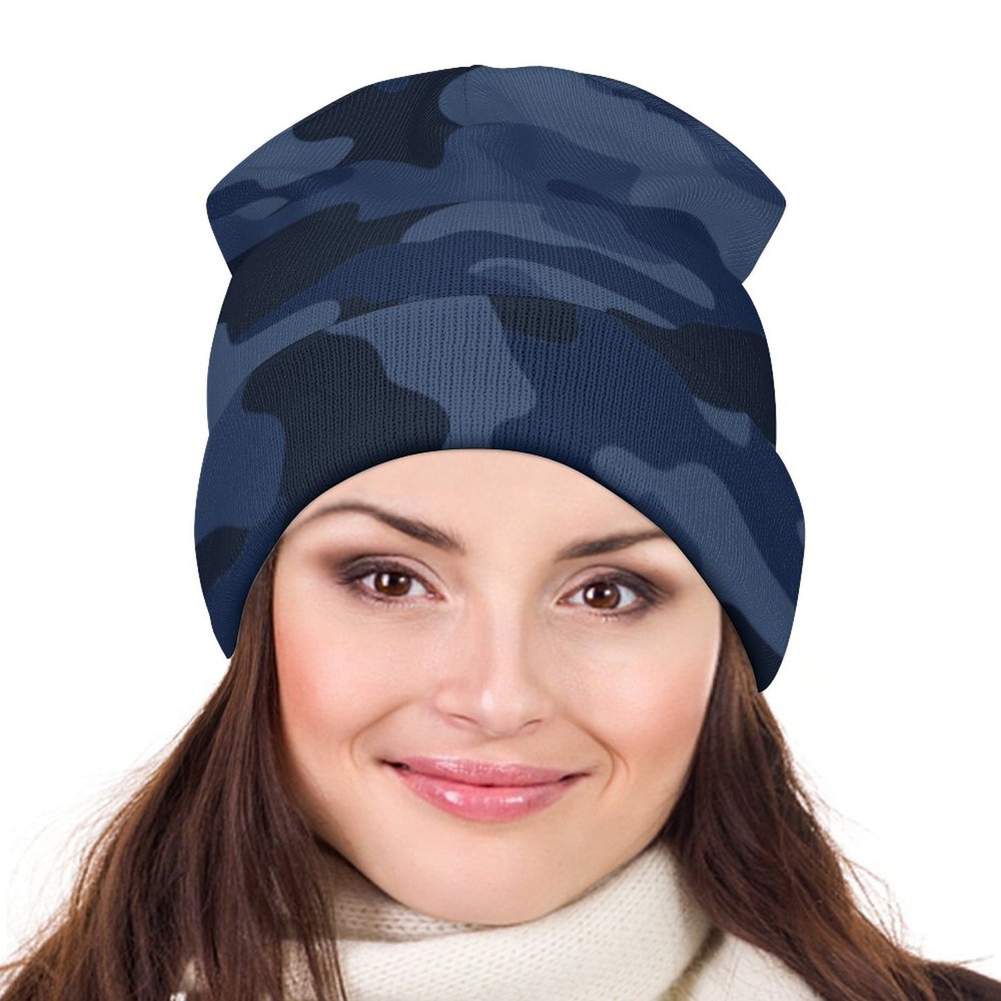 Camo Beanie | Deep Blue Camouflage