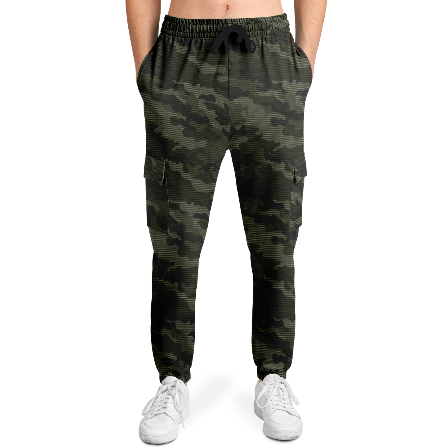 Military Green Camo Cargo Pants | Unisex