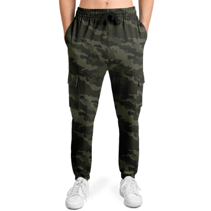 Military Green Camo Cargo Pants | Unisex