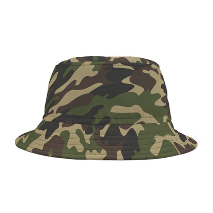 Camo Bucket Hat | Classic Green Camouflage