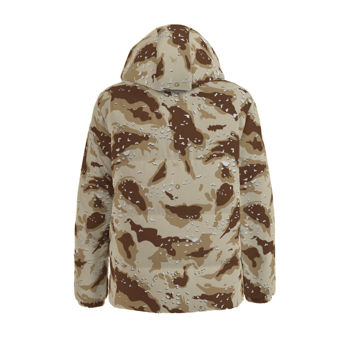 Brown Down Jacket | US Army Desert Camo Puffer