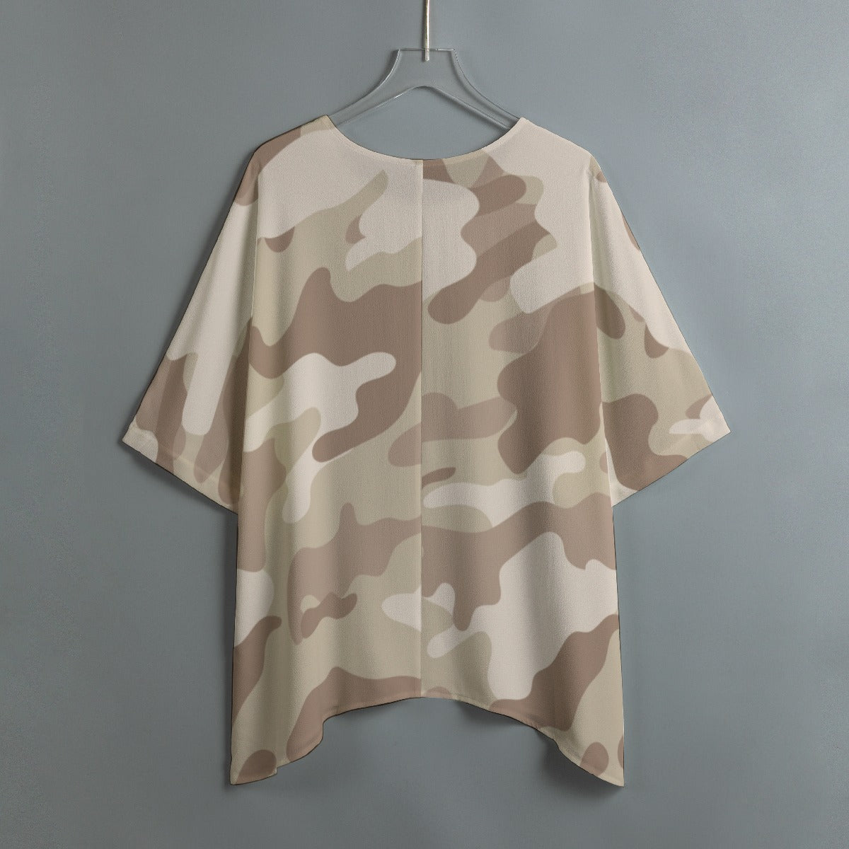 Bat Sleeve Shirt | Desert Brown Camo Print