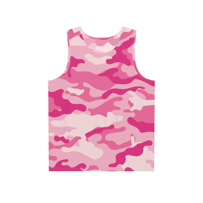 Men's Camo Tank Top | Lavender Pink | Loose Fit