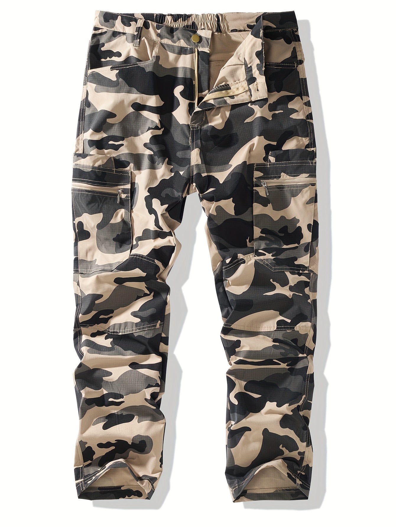 Men's Tactical Camouflage Overalls with Multi-Pockets