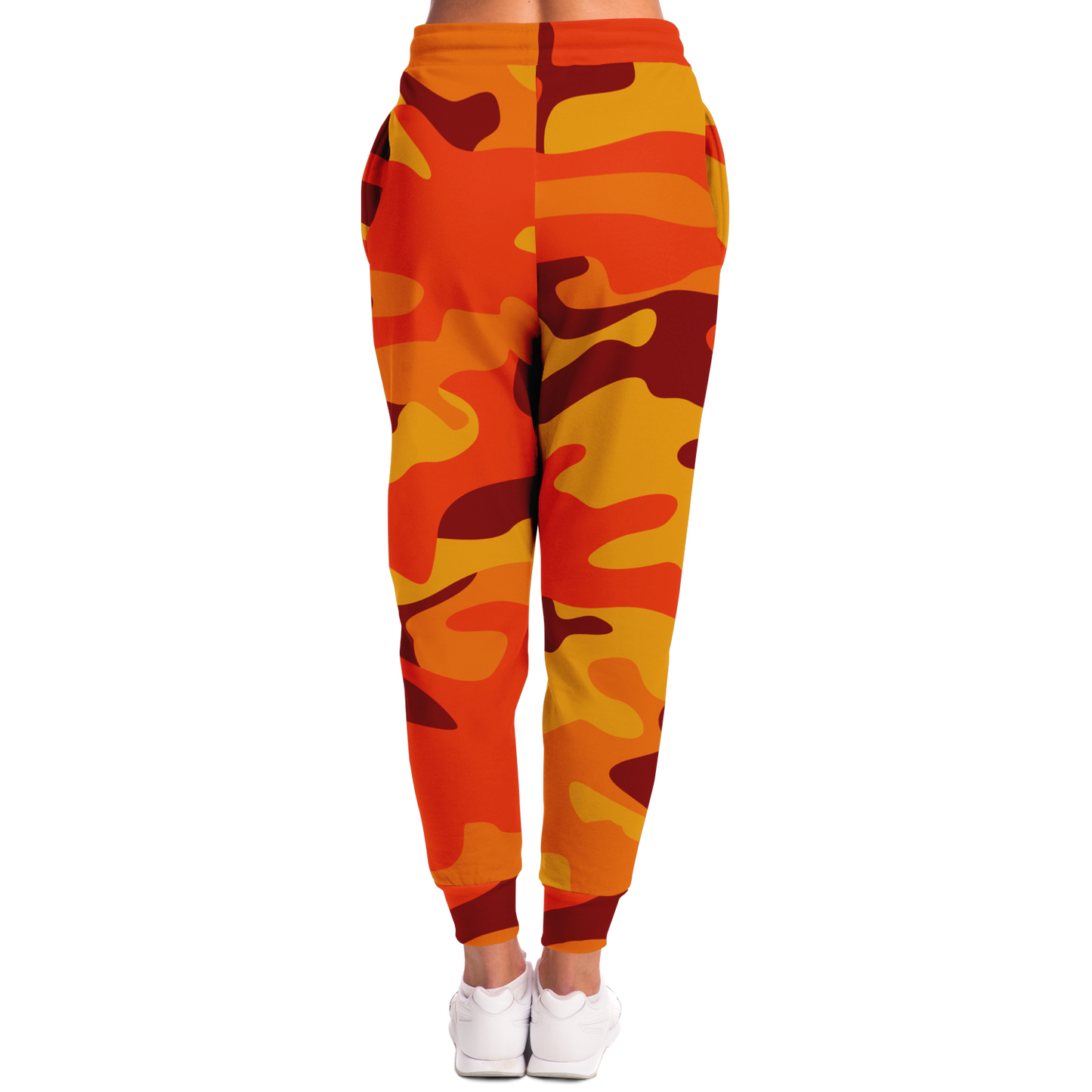 Camo Joggers | Unisex | Orange & Red