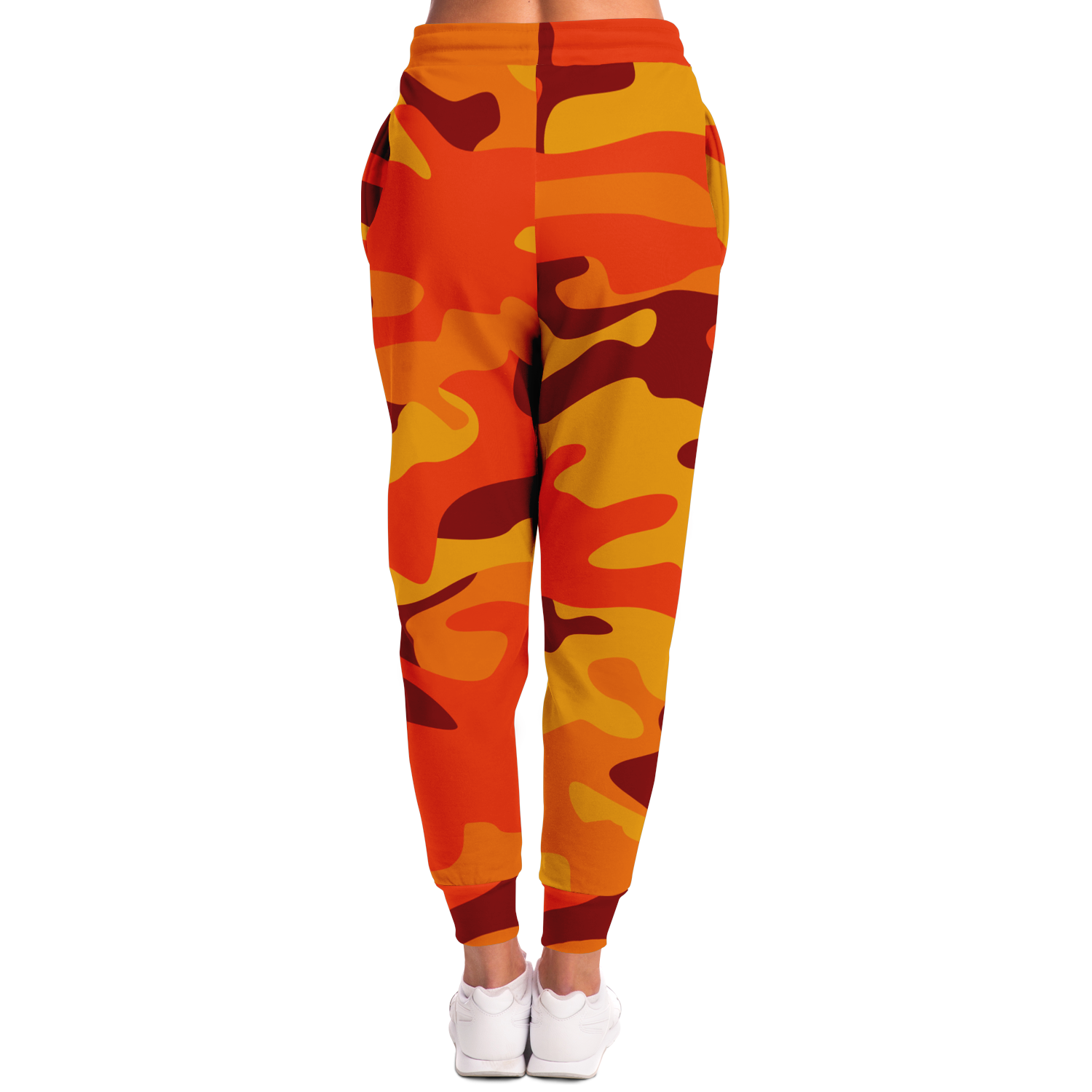 Camo Joggers | Unisex | Orange & Red