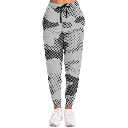 Camo Sweatpants | Black & White Digital Dotted