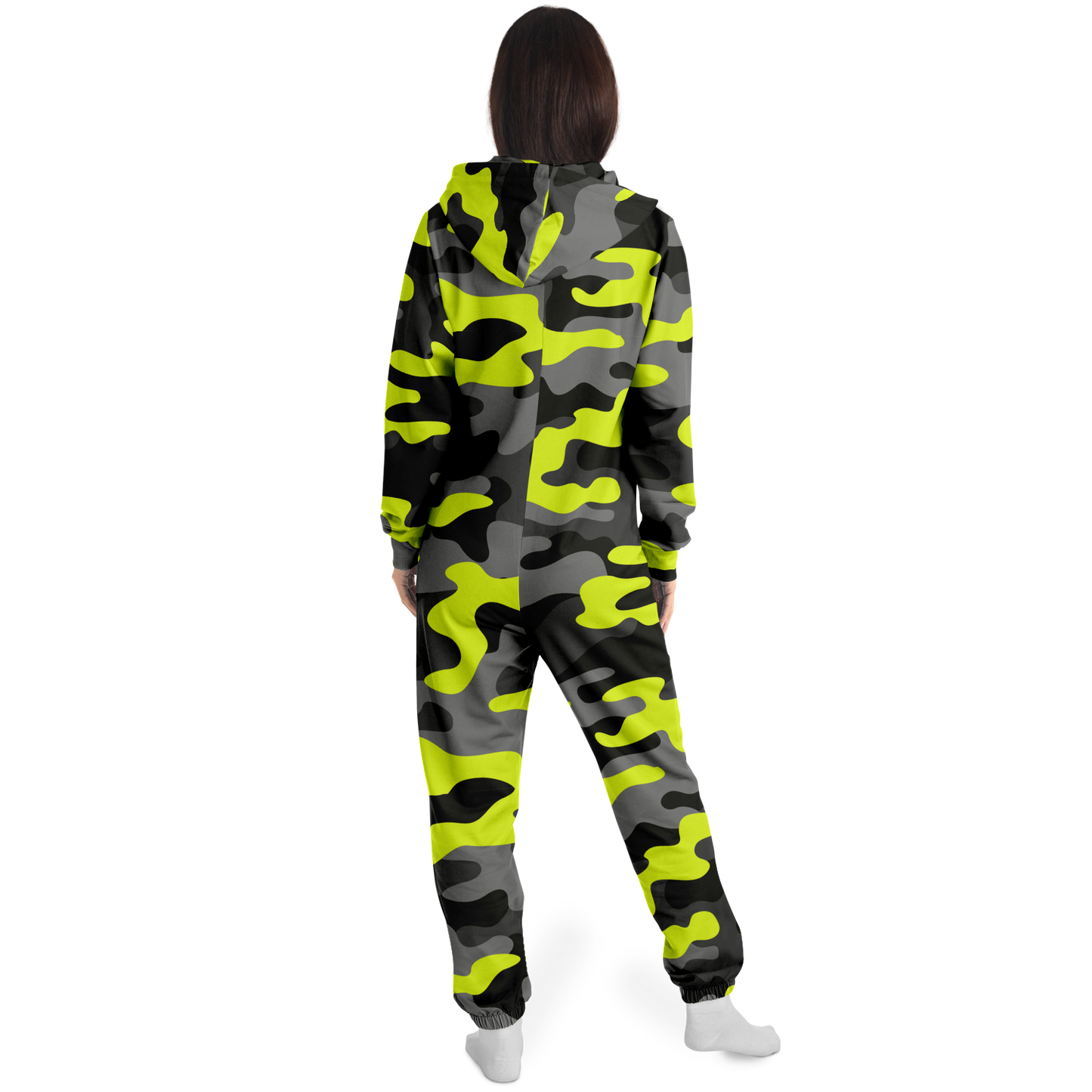 Camo Jumpsuit | Yellow, Black, and Gray Camouflage