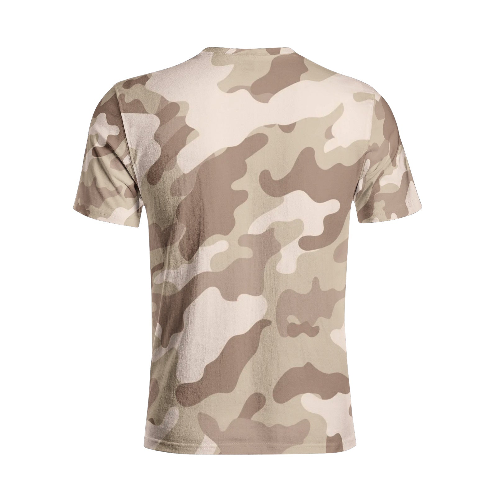 Camo T-shirt | Cotton | Unisex | Desert Brown Camouflage