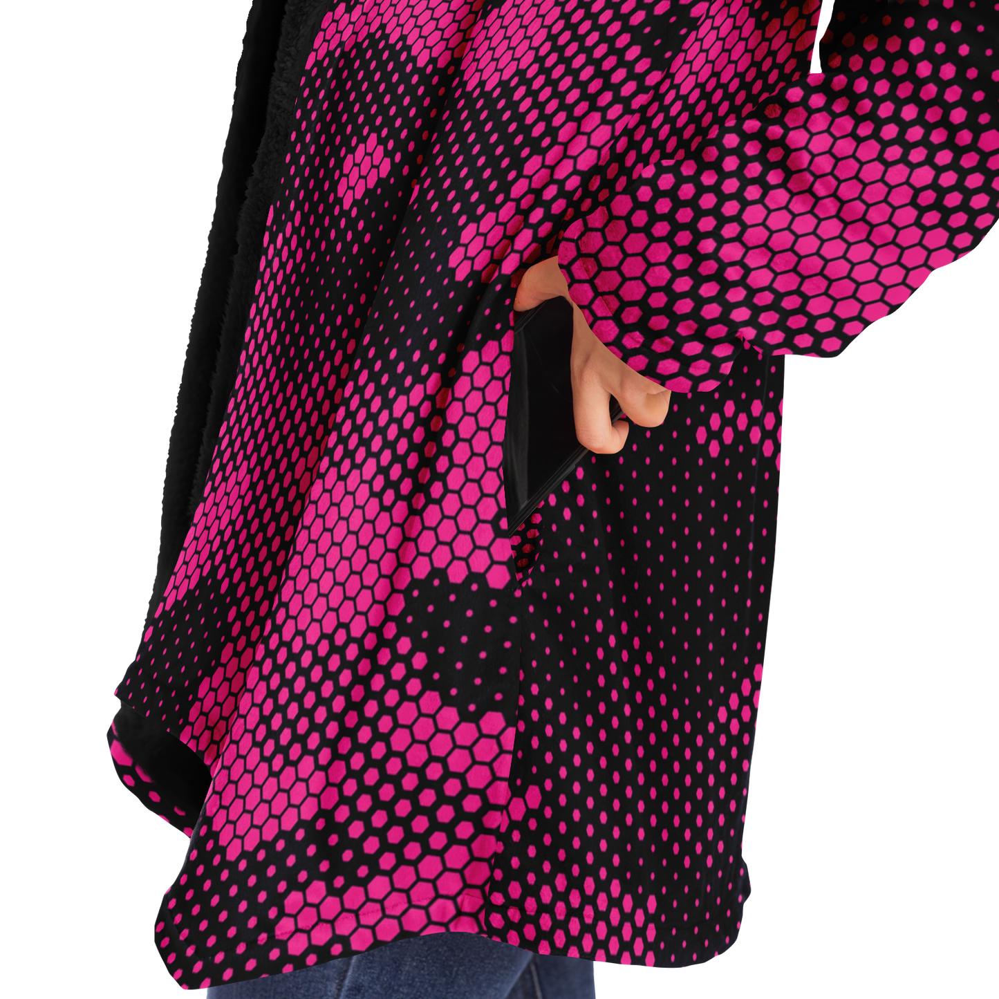 Camo Cloak | Digital Pink Camouflage | Microfleece