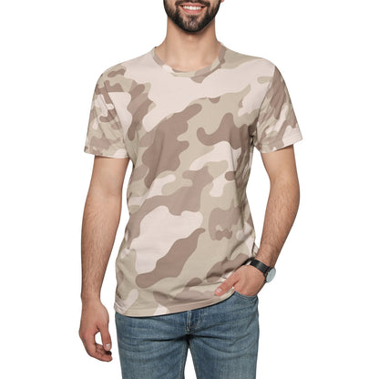 Camo T-shirt | Cotton | Unisex | Desert Brown Camouflage