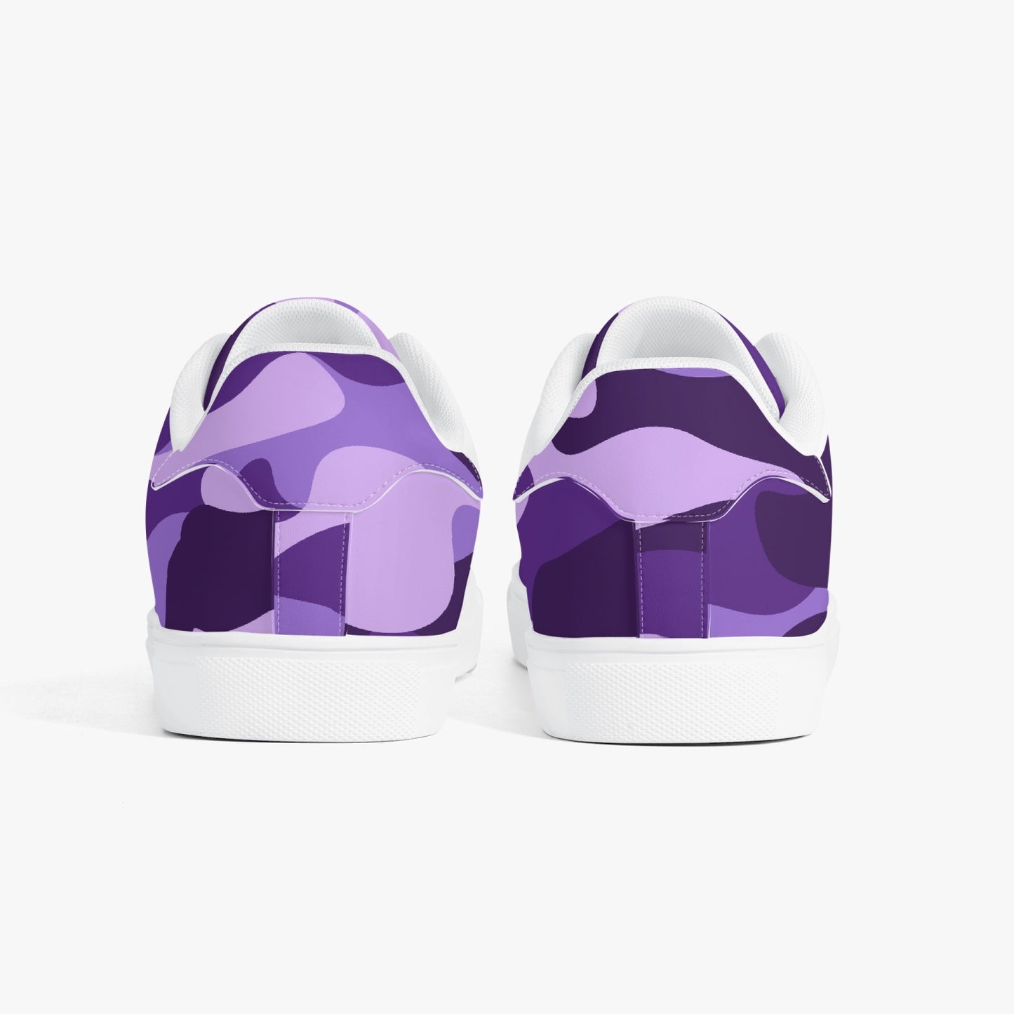 Camo Sneakers | Classic Low-Top | Purple, Blue, & Mauve