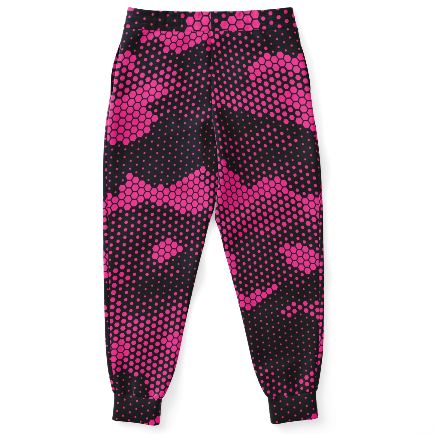 Camo Sweatpants | Unisex | Pink Digital Dotted Hexagonal