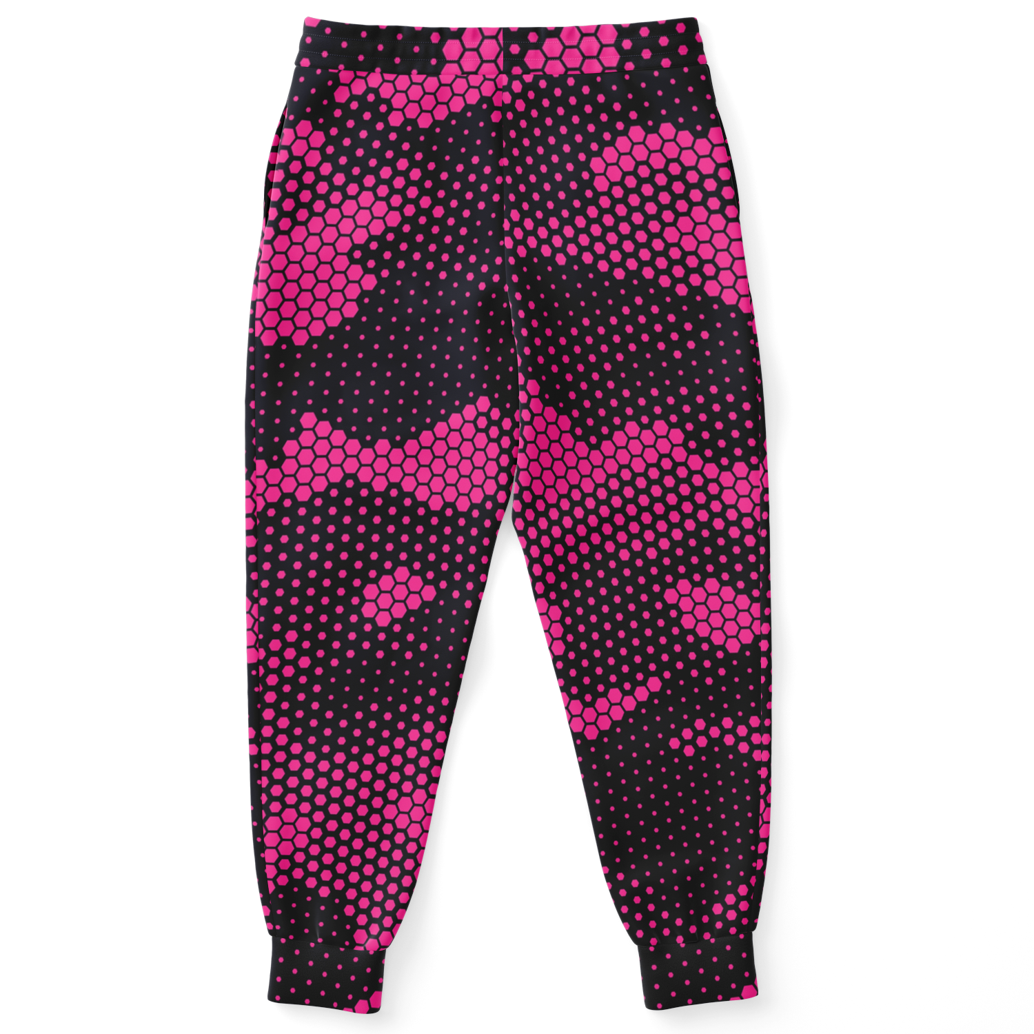 Camo Sweatpants | Unisex | Pink Digital Dotted Hexagonal