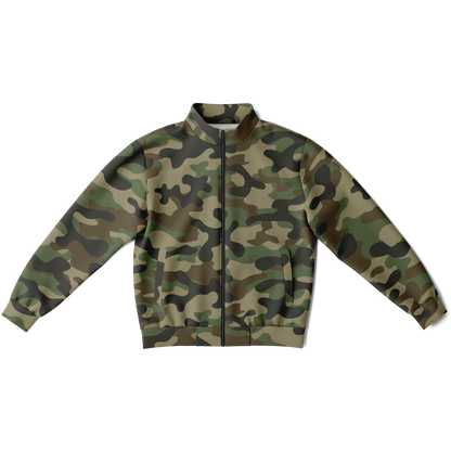 Camo Track Jacket | Military Brown Camouflage