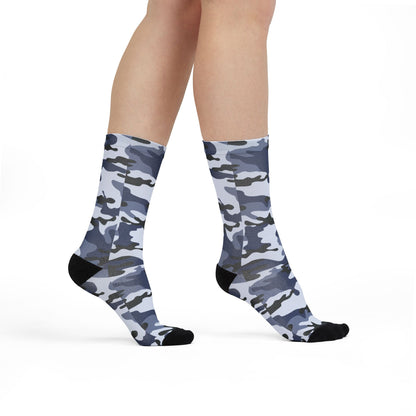 Camo Socks | Light Blue | Sublimation Crew