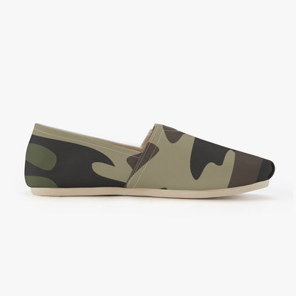 Camo Toms | Classic Green Camouflage Canvas Shoes