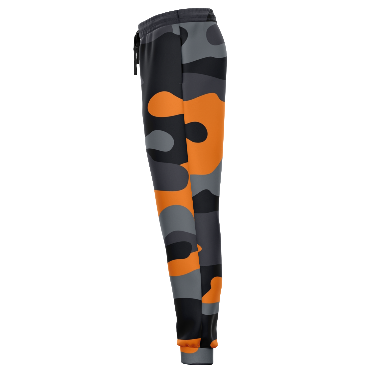 Camo Joggers | Unisex | Orange, Black & Gray