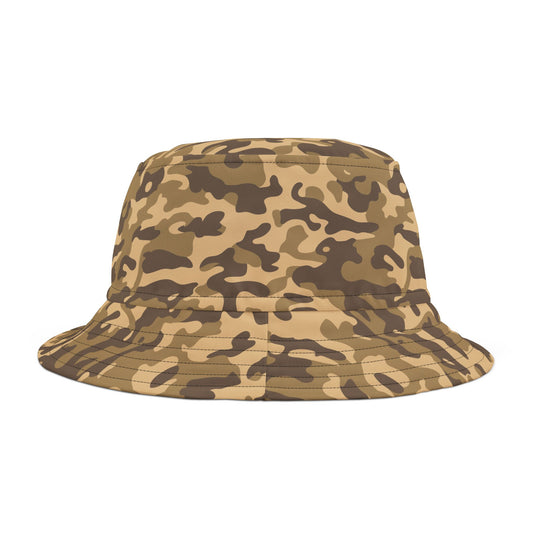 Camo Bucket Hat | Khaki Camouflage