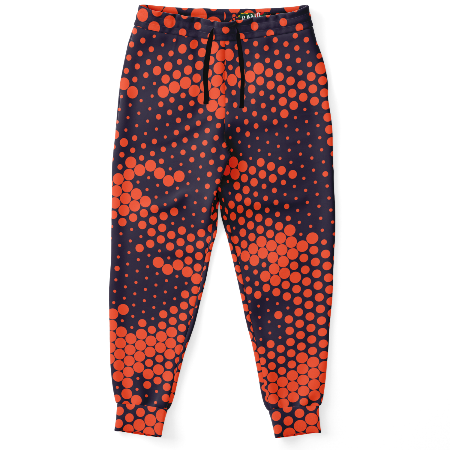 Camo Joggers | Unisex | Orange & Blue Digital