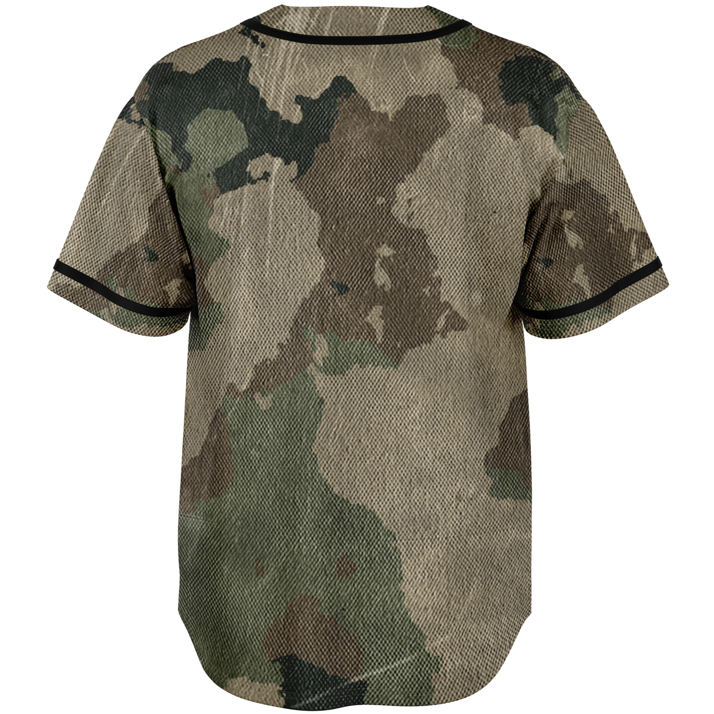 Camo Baseball Jersey | Dirty Old Brown Camouflage